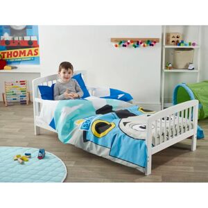 Cot Bed / Toddler (70 x 140cm) Bed Frames and Mattress by Kinder Valley blue/brown/white 63.0 H x 77.0 W x 176.0 D cm