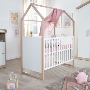 roba Cabin bed with side function 60 x 120cm White Mini