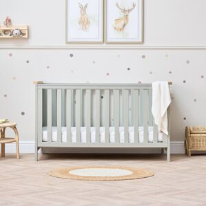 Tutti Bambini Misha Cot Bed - Golden Oak Green Standard
