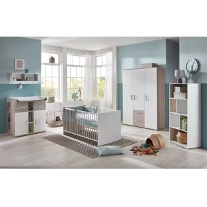 Arthur Berndt Lotti Convertible Nursery Furniture Set gray 73.0 H x 75.0 W x 142.0 D cm