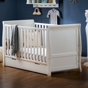 Obaby Stamford Cot Bed White Standard