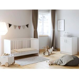 Little Acorns Chester 2 Piece Room Set - White White