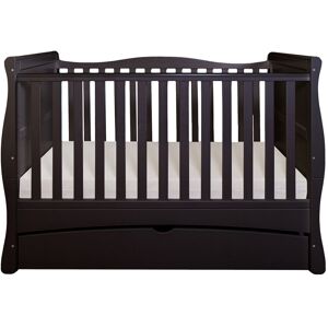 Harriet Bee Creasy Gilbert Sleigh Cot Bed Black Standard