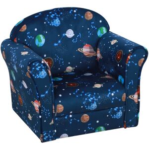 Isabelle & Max Booker Children's Chair Blue 44cm H X 50cm W X 39cm D