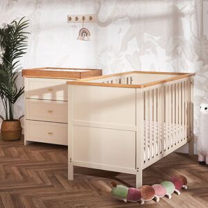 Obaby Evie Standard 2 Piece Nursery Furniture Set Cashmere 70 x 140 cm