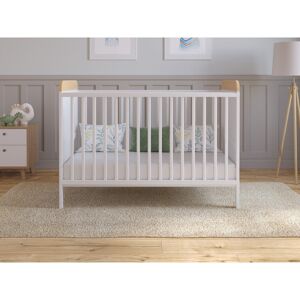 Harriet Bee Thorgunn Cot Bed White/Pine Standard