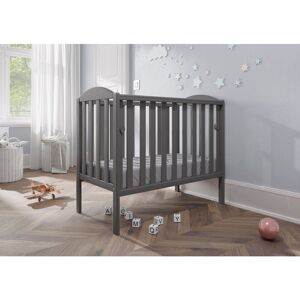 Harriet Bee Waffi Space Saver Cot Grey With Mattress Grey Mini
