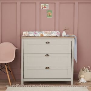 Tutti Bambini Verona Chest Changer Dove Grey Oak 90.7cm H X 100cm W X 55cm D