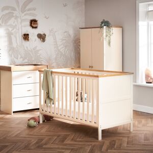 Obaby Evie Standard 3 Piece Nursery Furniture Set Cream 70 x 140 cm