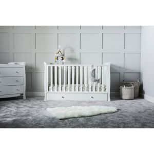 Ickle Bubba Snowdon Classic Cot Bed and All Seasons Premium Pocket Sprung Mattress - White White Standard