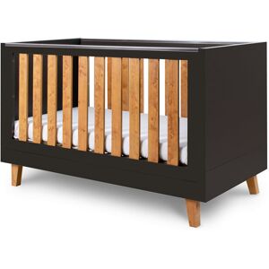 Tutti Bambini Como Cot Bed Slate Grey Rosewood