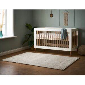 Obaby Maya Cot Bed White/Brown Standard