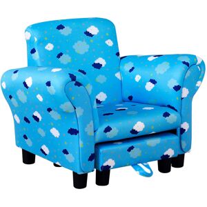 Harriet Bee Bosi Children's Recliner Chair Blue 45cm H X 57cm W X 42cm D