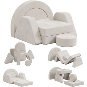 Blue Elephant Children's Sofa / Sectional Beige