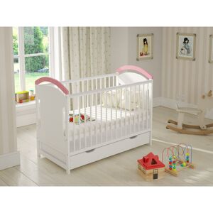 Mack + Milo Mellinger Cot Bed Pink/White