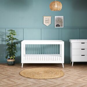 Obaby Maya 2 Piece Room Set White With Acrylic 70 x 140 cm
