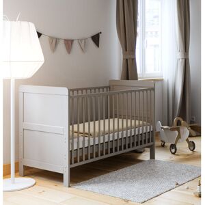 Little Acorns Classic Cot Bed Grey Standard