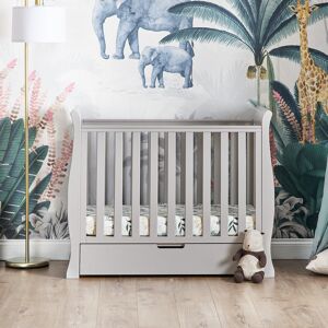 Obaby Stamford Space Saver Cot Warm Grey Space Saver