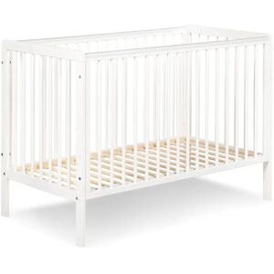 Harriet Bee Safah Cot brown/white 86.0 H x 65.0 W x 124.0 D cm