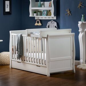 Obaby Stamford Cot Bed White Standard