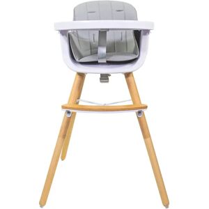 Isabelle & Max Petrick High Chair brown/gray 83.0 H x 60.0 W x 55.0 D cm