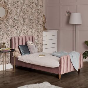 Obaby Gatsby Velvet Toddler Bed Pink