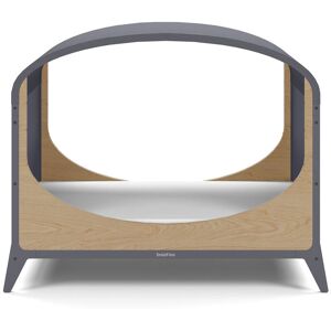 SnuzFino Cot Bed with Toddler Kit Slate/Natural