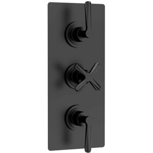 Nuie Triple Thermostatic Valve Chrome 28cm H X 12cm W X 14.2cm D