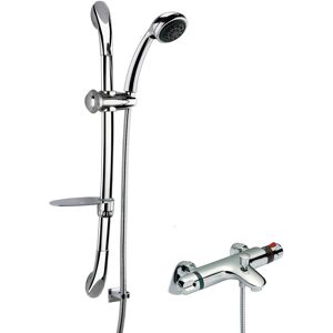 Nuie Thermostatic Shower with Handheld Shower Head Chrome