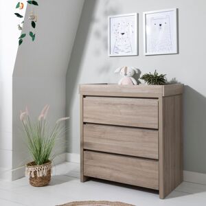 Tutti Bambini Modena Changing Unit Oak 92cm H X 80cm W X 50cm D