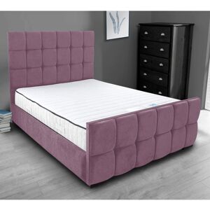 Brayden Studio Merricks Upholstered Bed Frame Lilac Super King (6')