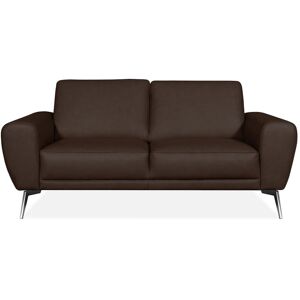 Metro Kilmarnock Genuine Leather 2-seater Sofa Chocolate 92cm H X 175cm W X 84cm D