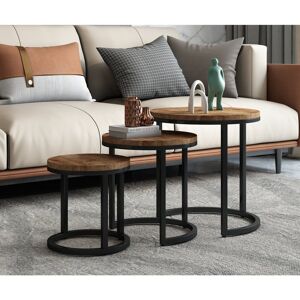 Rousseau Jean 3 Piece Nest of Tables Mango Natural