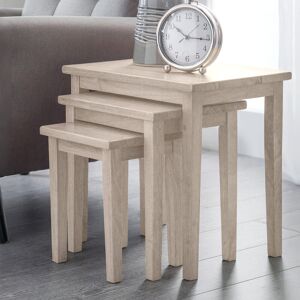 Andover Mills Elvina 3 Piece Nest of Tables Beige 46cm H X 48cm W X 33cm D