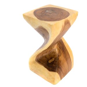 Natur Pur Solid Wood Stool Clear 51cm H X 28cm W X 28cm D