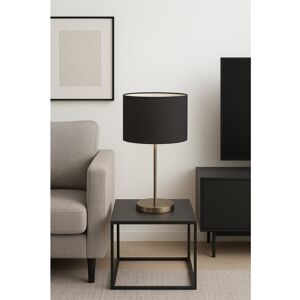 Wayfair Basics™ Linen Drum Lamp Shade Black 35cm H x 35cm W x 35cm D