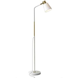 Brayden Studio Brealeigh 146cm Arched Floor Lamp White 146cm H X 21cm W X 37cm D