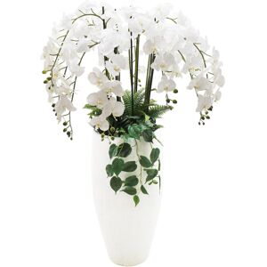 Leaf XL Commercial Artificial Plant Displays 150cm Plant White 150cm H X 75cm W X 75cm D