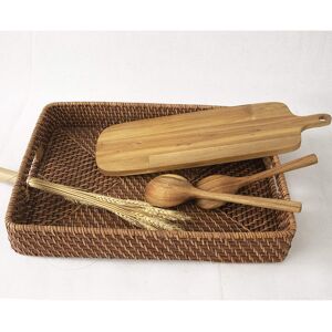 Brambly Cottage Cerie Serving Tray Brown 35cm W X 35cm D X 7.5cm H