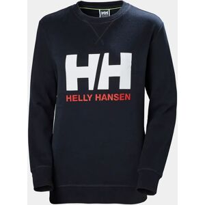 Helly Hansen Women's HH Logo Cotton Crew Neck Jumper Navy S - Navy Blue - Female