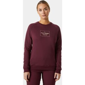 Helly Hansen Women's F2F Organic Cotton Crew Neck Jumper Purple M - Hickory Purple - Female