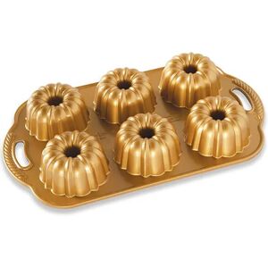 Nordic Ware Anniversary Bundtlette Pan Gold