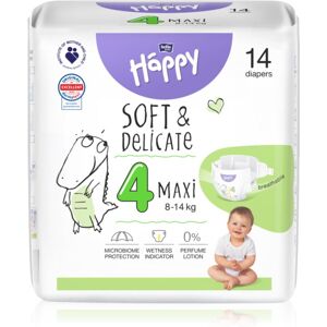 Bella Baby Happy Soft&Delicate Size 4 Maxi disposable nappies 8-14 kg 14 pc