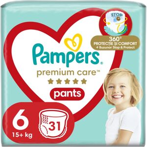 Pampers Premium Care Pants Size 6 disposable nappy pants 15+ kg 31 pc