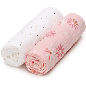 T-TOMI BIO Muslin Diapers cloth nappies Lily 65x65 cm 2 pc