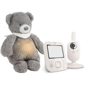 Philips Avent Baby Monitor SCD891/26+NATTOU Sleepy Bear Grey gift set 0 m+(for babies)