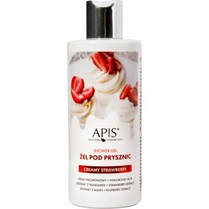 Apis Natural Cosmetics Creamy Strawberry moisturising shower gel 300 ml