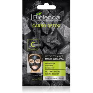 Bielenda Carbo Detox Active Carbon cleansing mask with activated charcoal for oily and combination skin 8 g