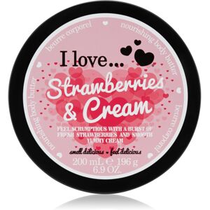 I Love Strawberries & Cream body butter 200 ml