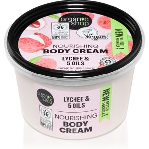 Organic Shop Lychee & 5 Oils caring body cream 250 ml